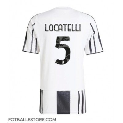 Juventus Manuel Locatelli #5 Hjemmedrakt 2025-26 Kortermet Juventus Manuel Locatelli #5 Hjemmedrakt 2025-26 Kortermet